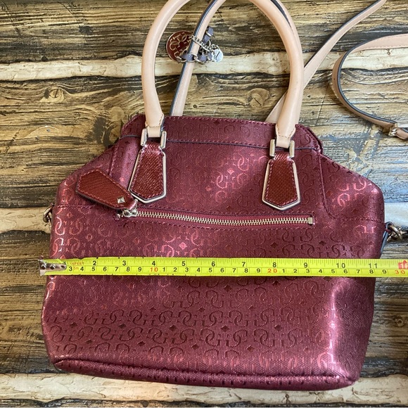 Guess crossbody/shoulder/ handbag maroon red - Picture 6 of 15